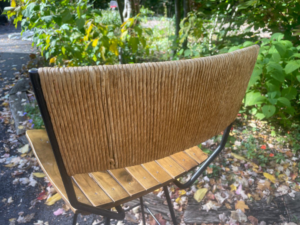 Four vintage bar stools