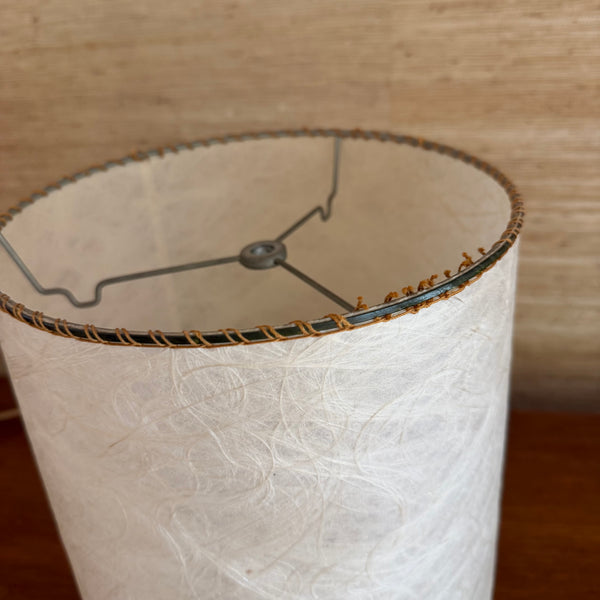 Mid Century Modern Ceramic and Brass 3-way Table Lamp