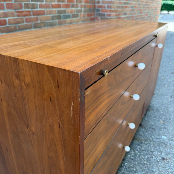 Kipp Stewart & Stewart MacDougall for Drexel Declaration Petite Walnut Credenza | Sideboard