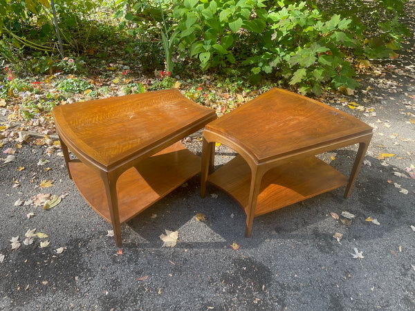 Pair of Lane Rhythm Wedge Side Tables
