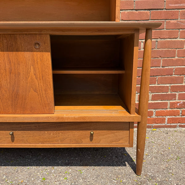 Two Piece “Contempora” Danish Style Hutch by Mt. Airy Furniture for John Stuart Furniture