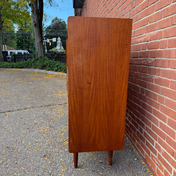 1960s Johannes Andersen Danish Modern Teak Highboard Cabinet