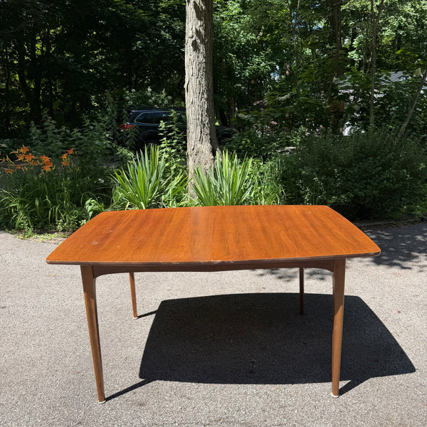 Mid Century Kent Coffey Perspecta Dining Set with 6 Chairs and Leaf