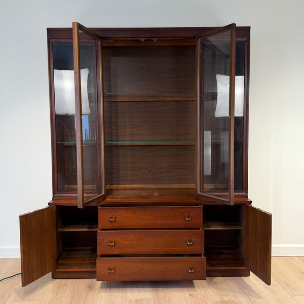 Broyhill Brasilia Walnut Mid Century Hutch