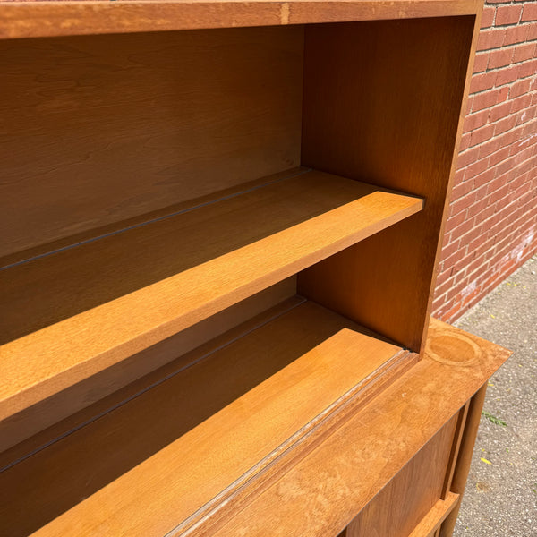 Two Piece “Contempora” Danish Style Hutch by Mt. Airy Furniture for John Stuart Furniture