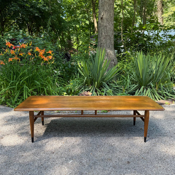 Mid Century Modern Lane Acclaim Rectangular Coffee Table by Andre Bus
