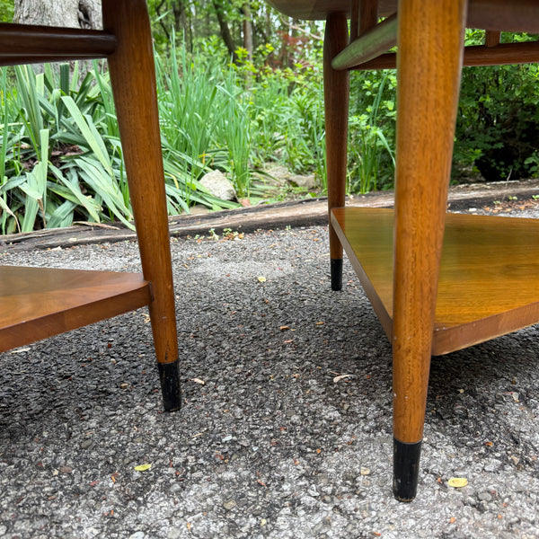 Pair of Lane Acclaim “Guitar Pick” End Tables