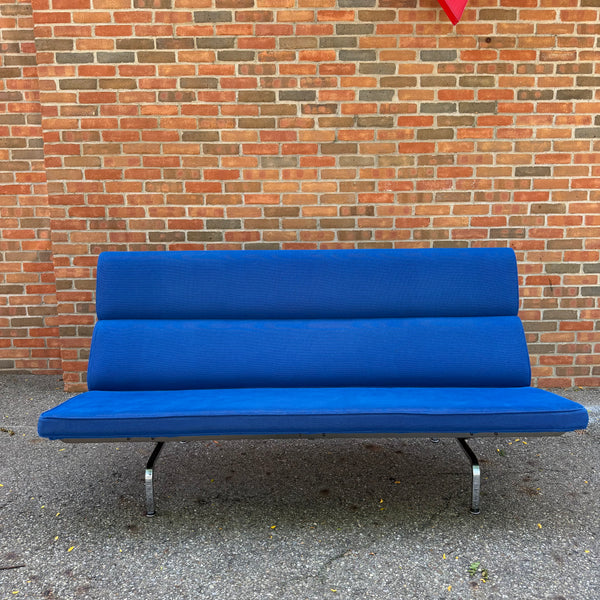 Herman Miller Eames Compact Sofa in Cobalt Blue, 2006