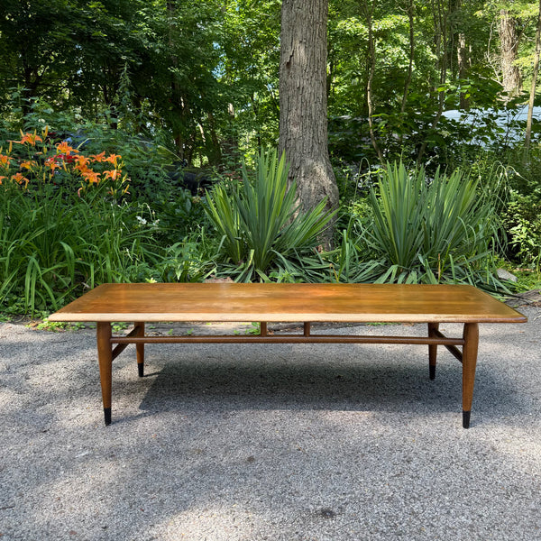 Mid Century Modern Lane Acclaim Rectangular Coffee Table by Andre Bus
