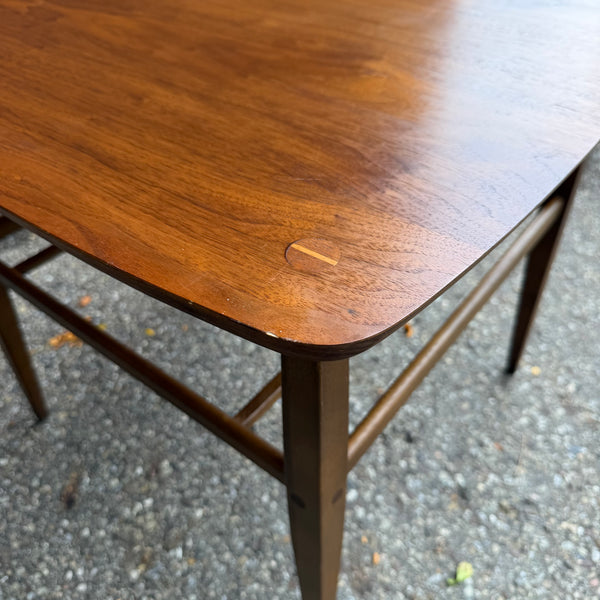 Lane “Accent” Mid Century Modern Walnut Side Table
