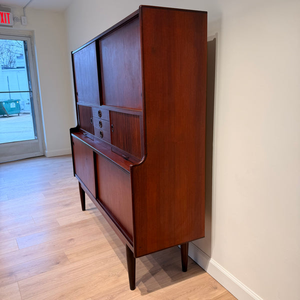 MCM Teak Hutch / Dry Bar