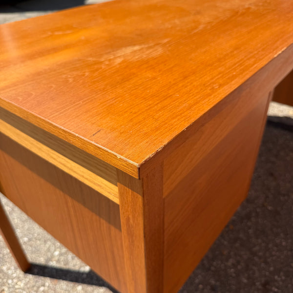 Domino Møbler Danish Modern Teak Executive Desk | Mid Century Modern Partner’s Writing Desk