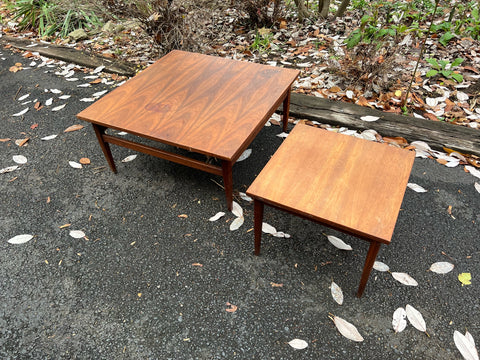 Square Coffee Table and Side Table