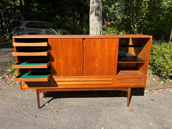Vintage Johannes Andersen Danish Teak Highboard