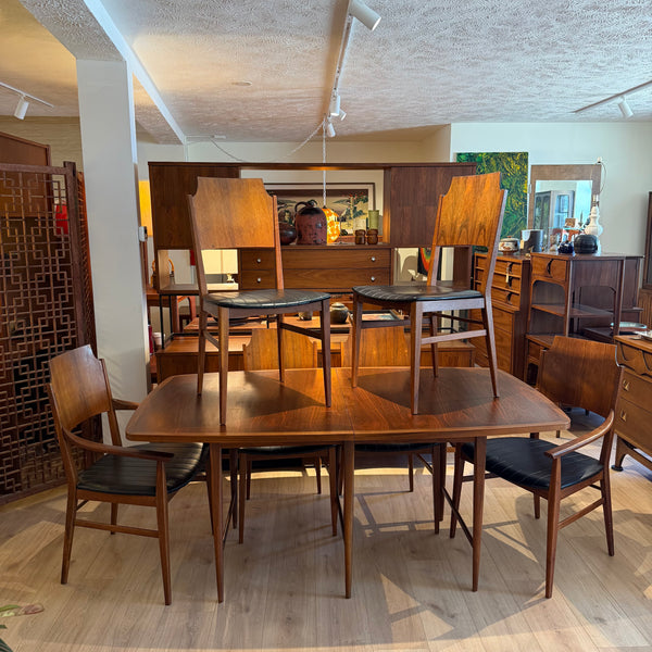 Paul McCobb for Lane Rosewood “Delineator” Dining set with 6 chairs