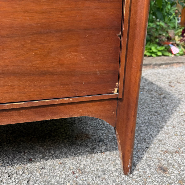 Kent Coffey Perspecta Mid-Century Walnut & Rosewood Six-Drawer Dresser