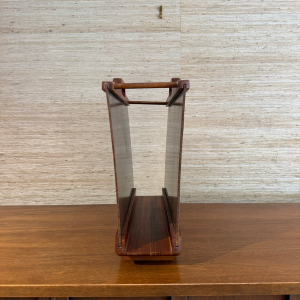 1960s Ernest Sohn for Siamese Teak and Rosewood Magazine Holder