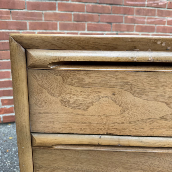Pair of Mid-Century Modern Walnut Nightstands