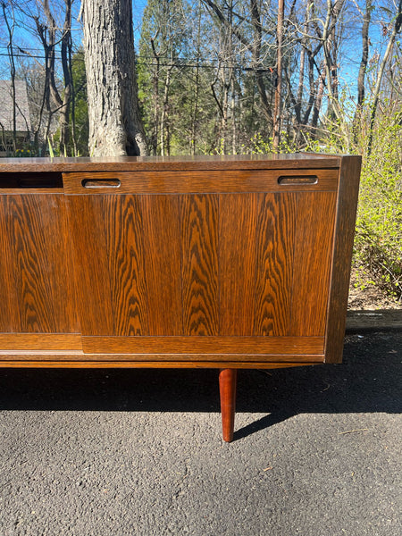 Danish Oak Floating Credenza