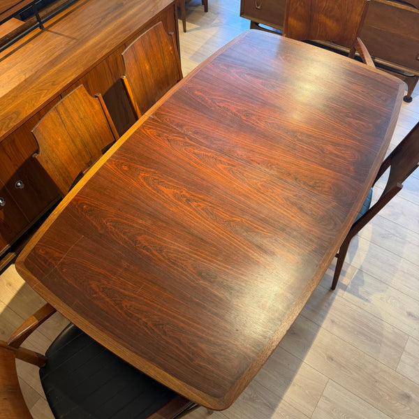 Paul McCobb for Lane Rosewood “Delineator” Dining set with 6 chairs