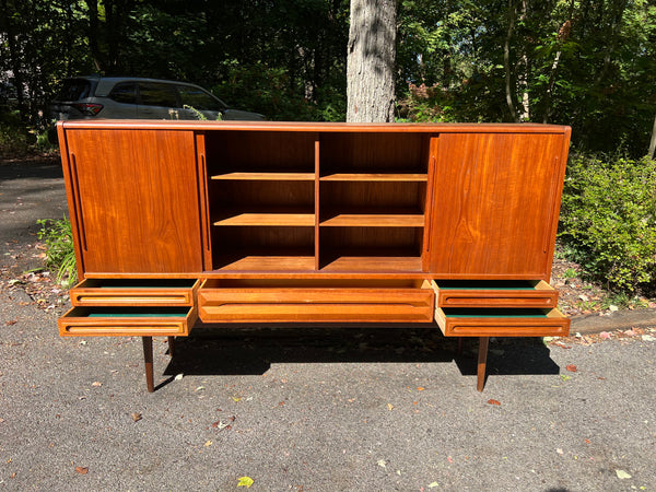 Vintage Johannes Andersen Danish Teak Highboard