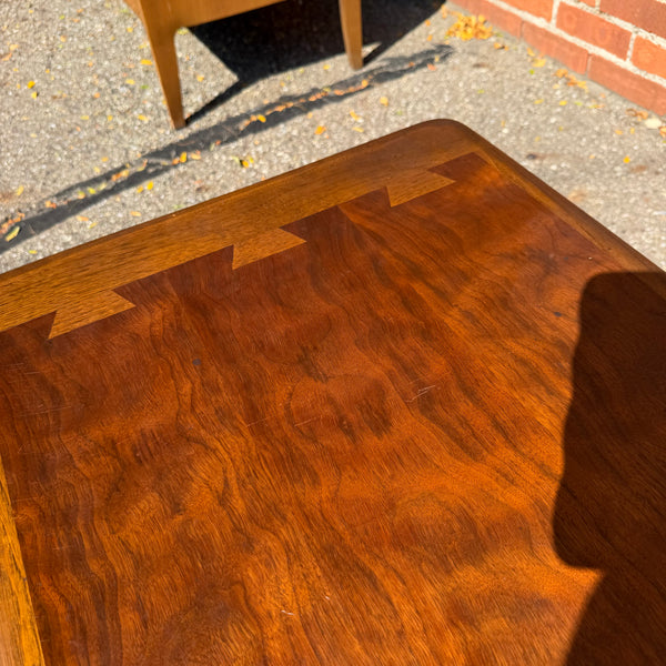André Bus for Lane Acclaim Walnut Mid-Century Modern Coffee Table