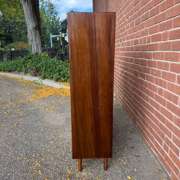 1960s Erik Brouer for Brouer Møbelfabrik Danish Rosewood Secretary Bookcase