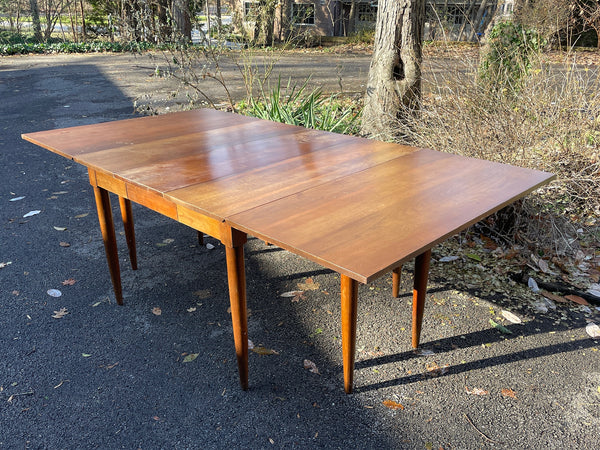 Large MCM dropleaf dining table