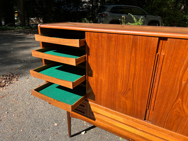 Vintage Johannes Andersen Danish Teak Highboard