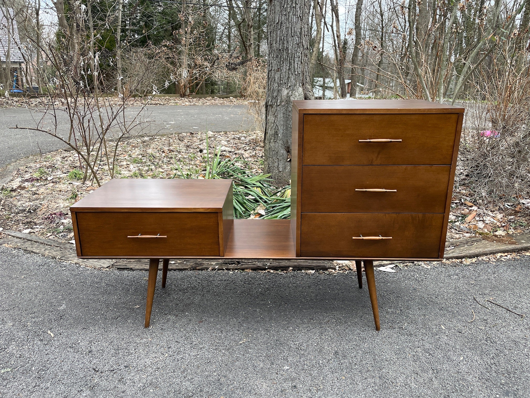Paul McCobb Modular Bench and Chest of Drawers
