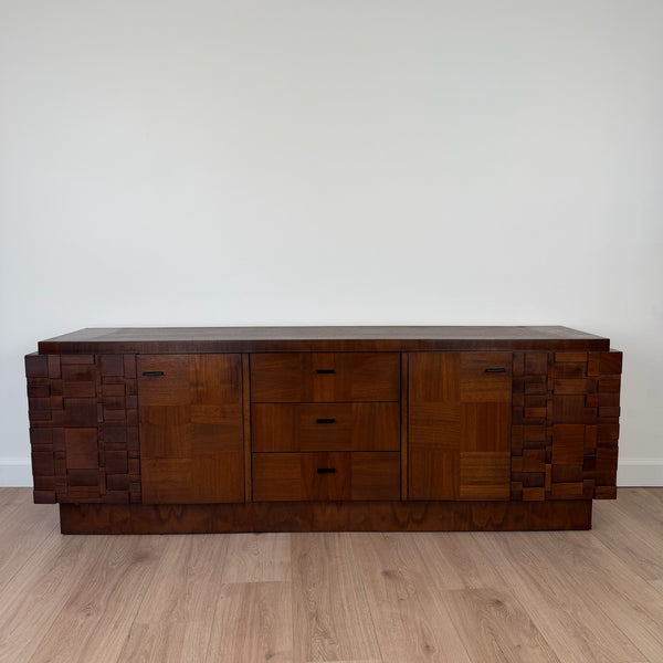 Vintage Brutalist Credenza