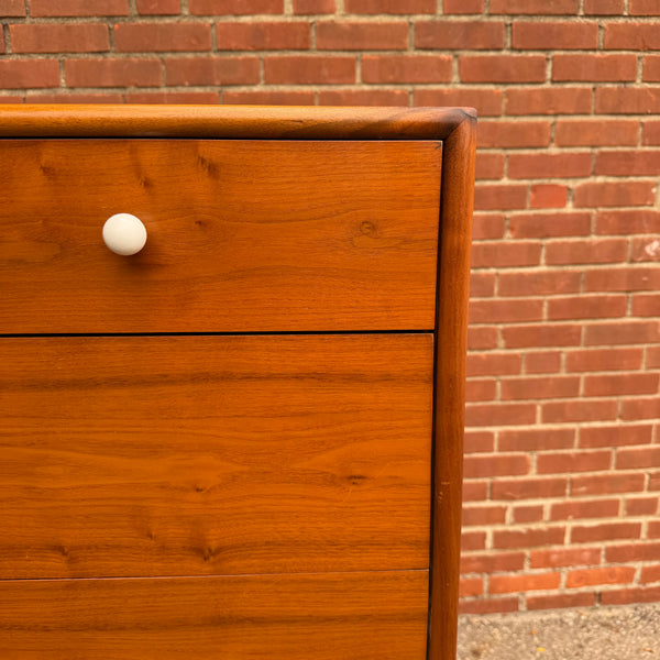 Kipp Stewart for Drexel “Declaration” Walnut Highboy Dresser