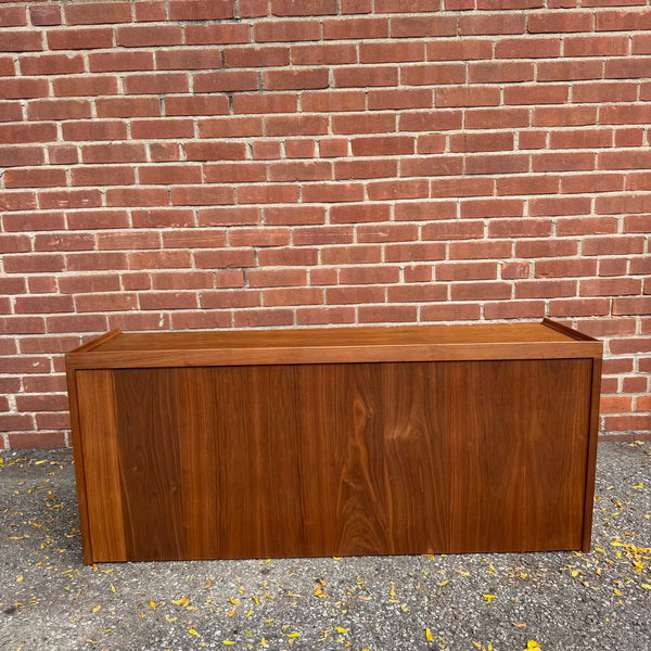 Merton Gershun for Dillingham Esprit Walnut Record Storage Bench