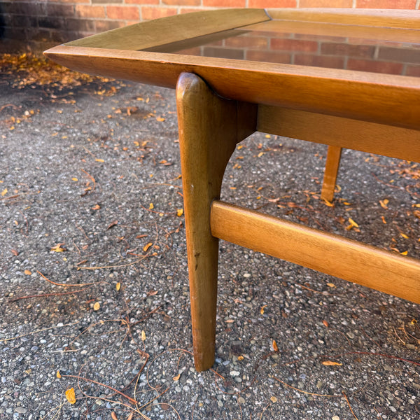 John Keal for Brown Saltman Mid-Century Modern Walnut & Laminate Coffee Table