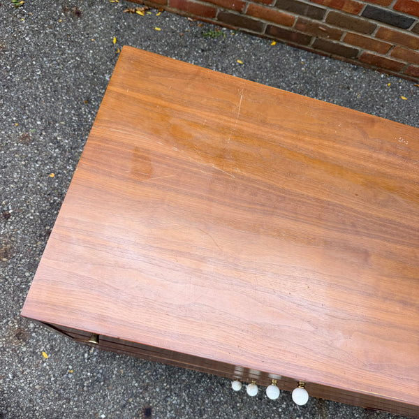Kipp Stewart & Stewart MacDougall for Drexel Declaration Petite Walnut Credenza | Sideboard
