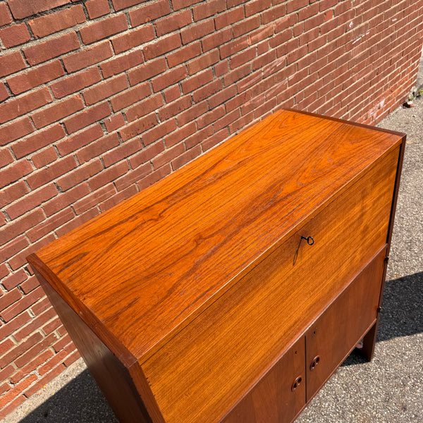 Danish Modern Teak Drop-Down “Varié” Bar by Arne Wahl-Iversen for IKEA