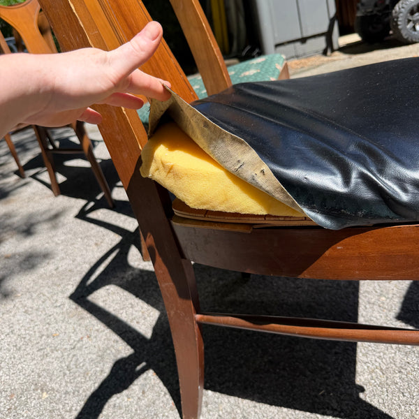 Mid Century Kent Coffey Perspecta Dining Set with 6 Chairs and Leaf
