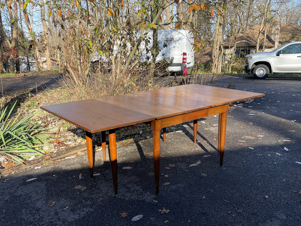 Large MCM dropleaf dining table