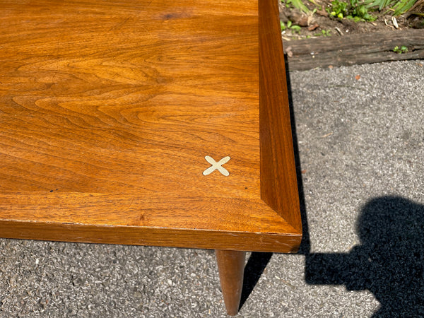 Square MCM coffee table by American of Martinsville