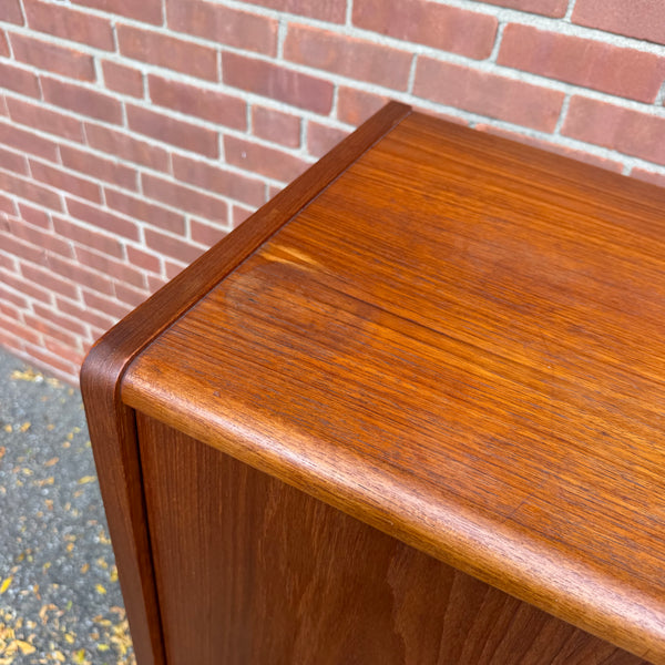 1960s Johannes Andersen Danish Modern Teak Highboard Cabinet