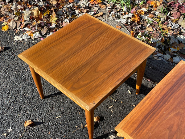 Pair of Square Henredon Side Tables