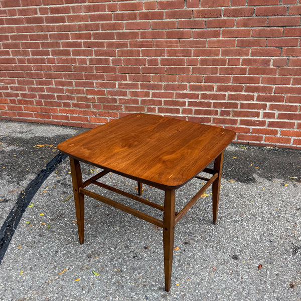 Lane “Accent” Mid Century Modern Walnut Side Table