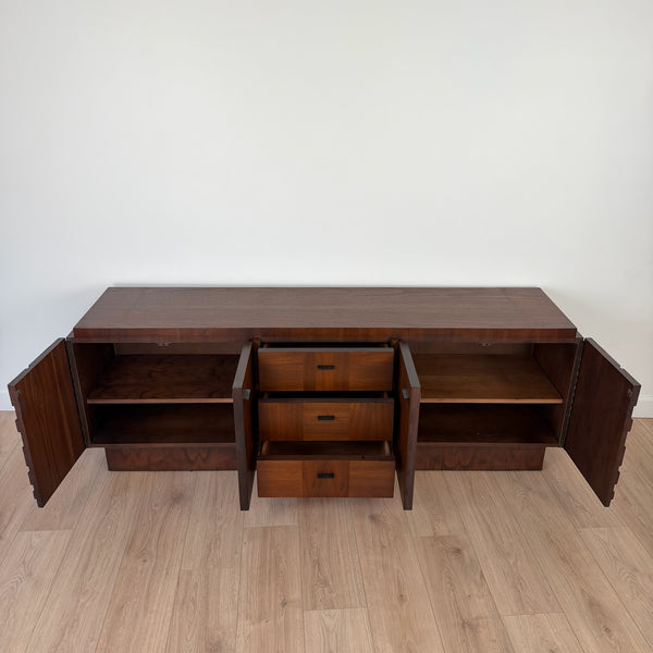 Vintage Brutalist Credenza