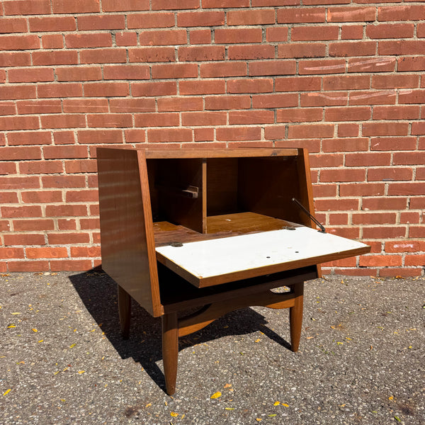 Merton Gershun for American of Martinsville Dania Walnut Nightstand