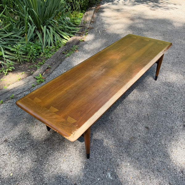 Mid Century Modern Lane Acclaim Rectangular Coffee Table by Andre Bus