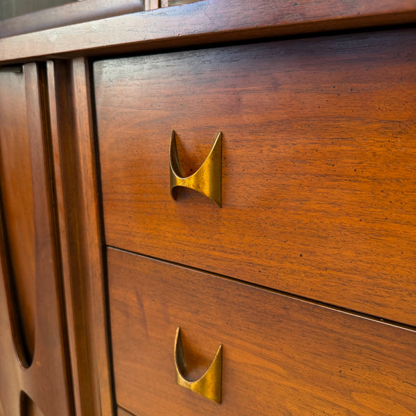Broyhill Brasilia Walnut Mid Century Hutch
