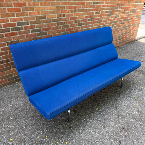 Herman Miller Eames Compact Sofa in Cobalt Blue, 2006