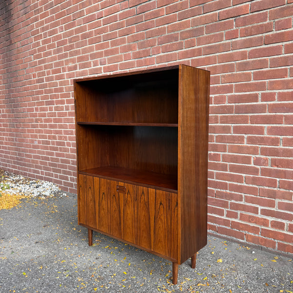 1960s Erik Brouer for Brouer Møbelfabrik Danish Rosewood Secretary Bookcase