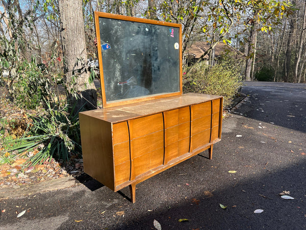 MCM dresser with mirror