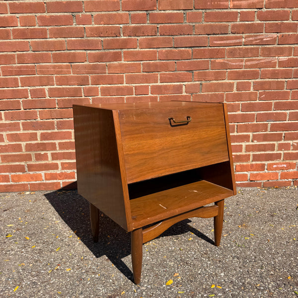 Merton Gershun for American of Martinsville Dania Walnut Nightstand